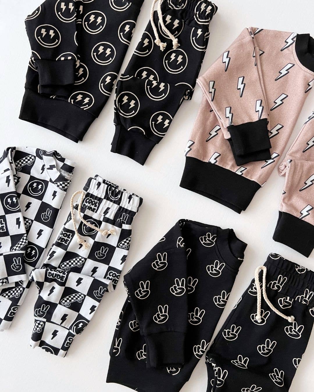 Electric Smiley Jogger Set