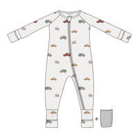 Bamboo 2-Way Convertible Zip Romper | Rush Hour