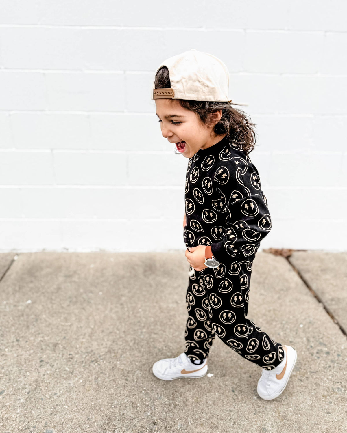 Electric Smiley Jogger Set
