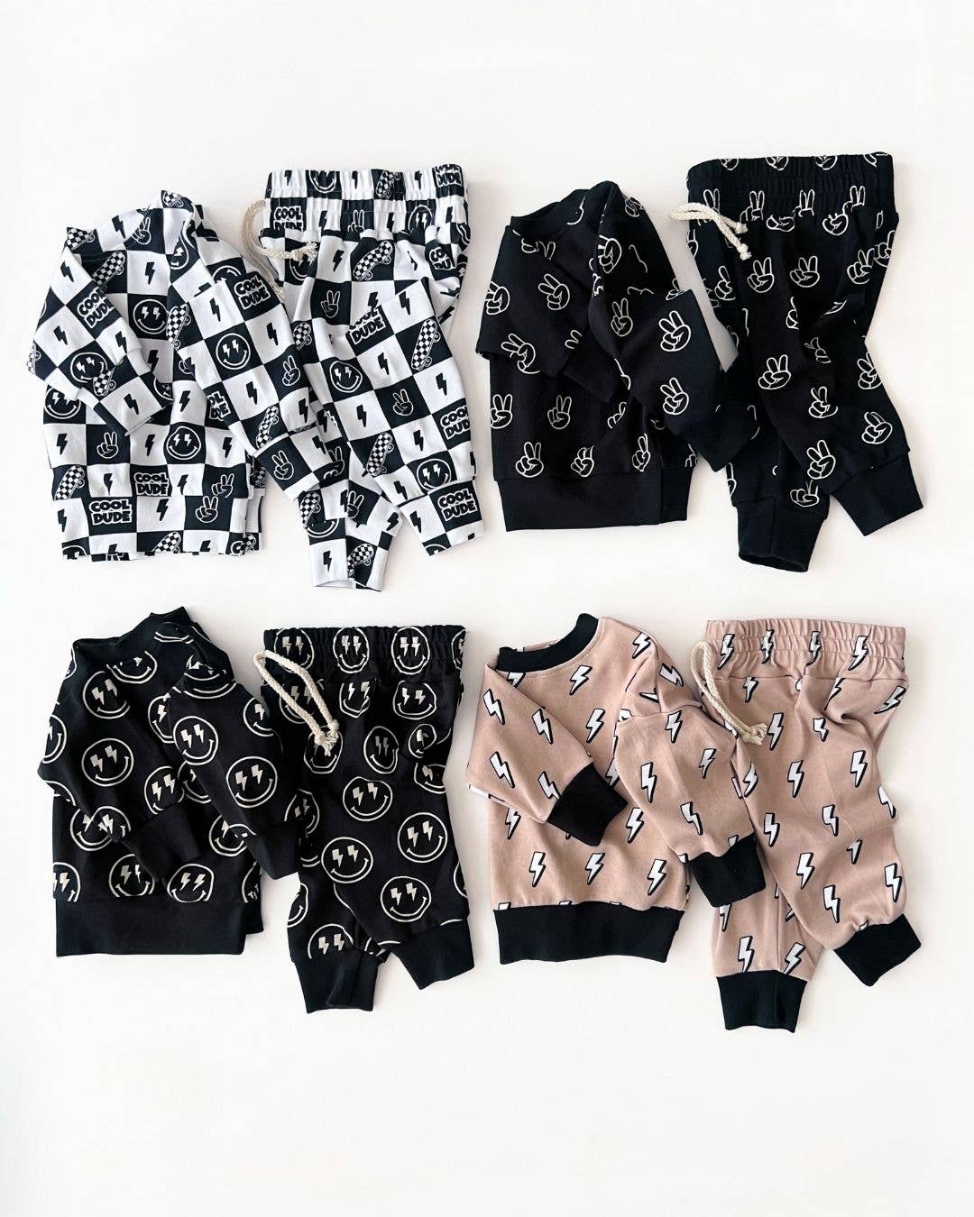 Electric Smiley Jogger Set