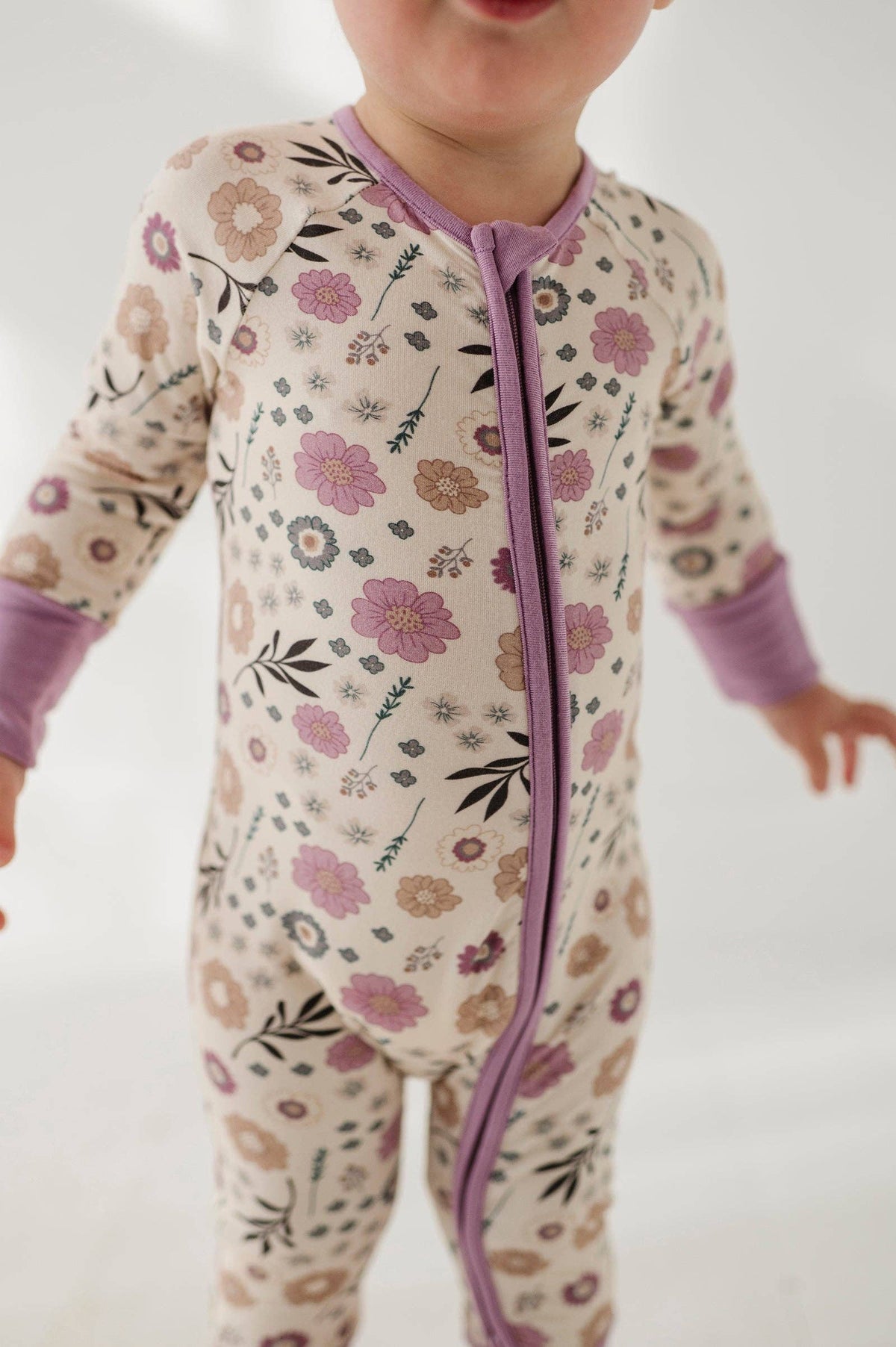 Long Sleeve Zip Romper Onesie