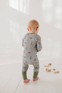 Long Sleeve Zip Romper Onesie