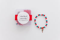 Christmas Craft, DIY Bracelet Kit Candy, Stocking Stuffer