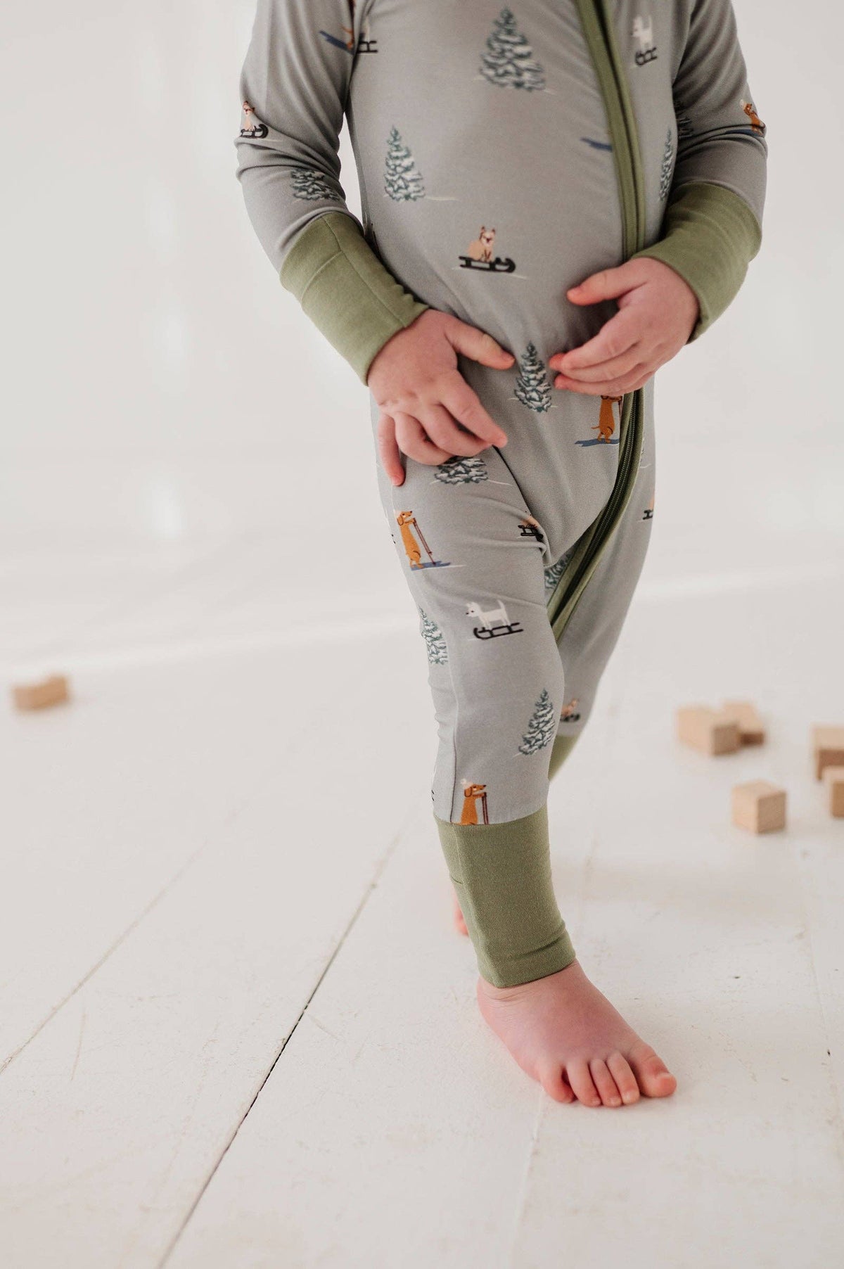 Long Sleeve Zip Romper Onesie