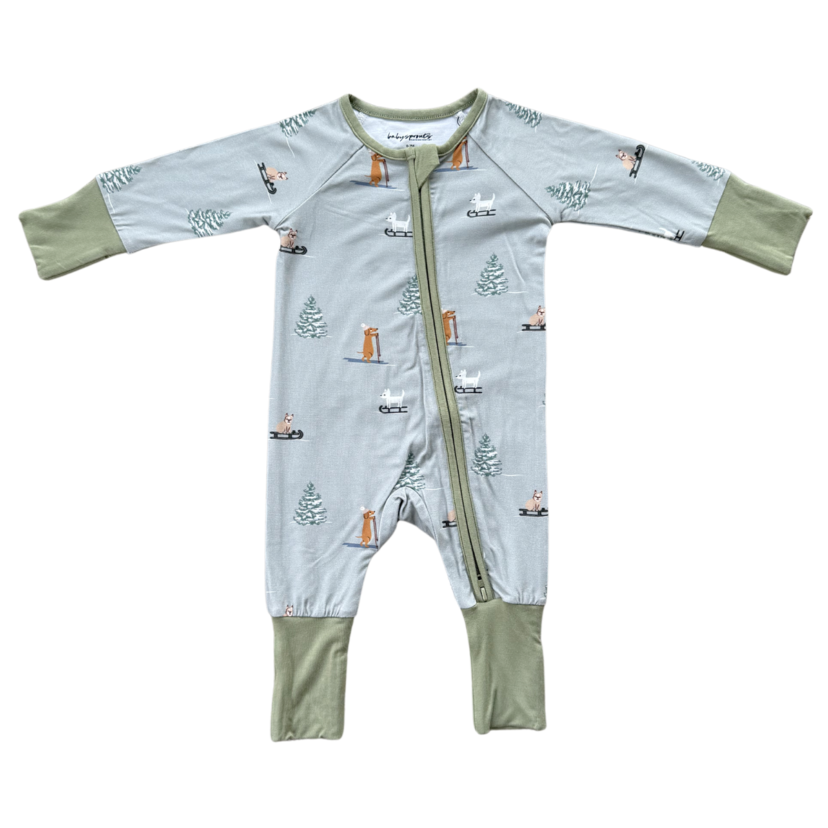 Long Sleeve Zip Romper Onesie