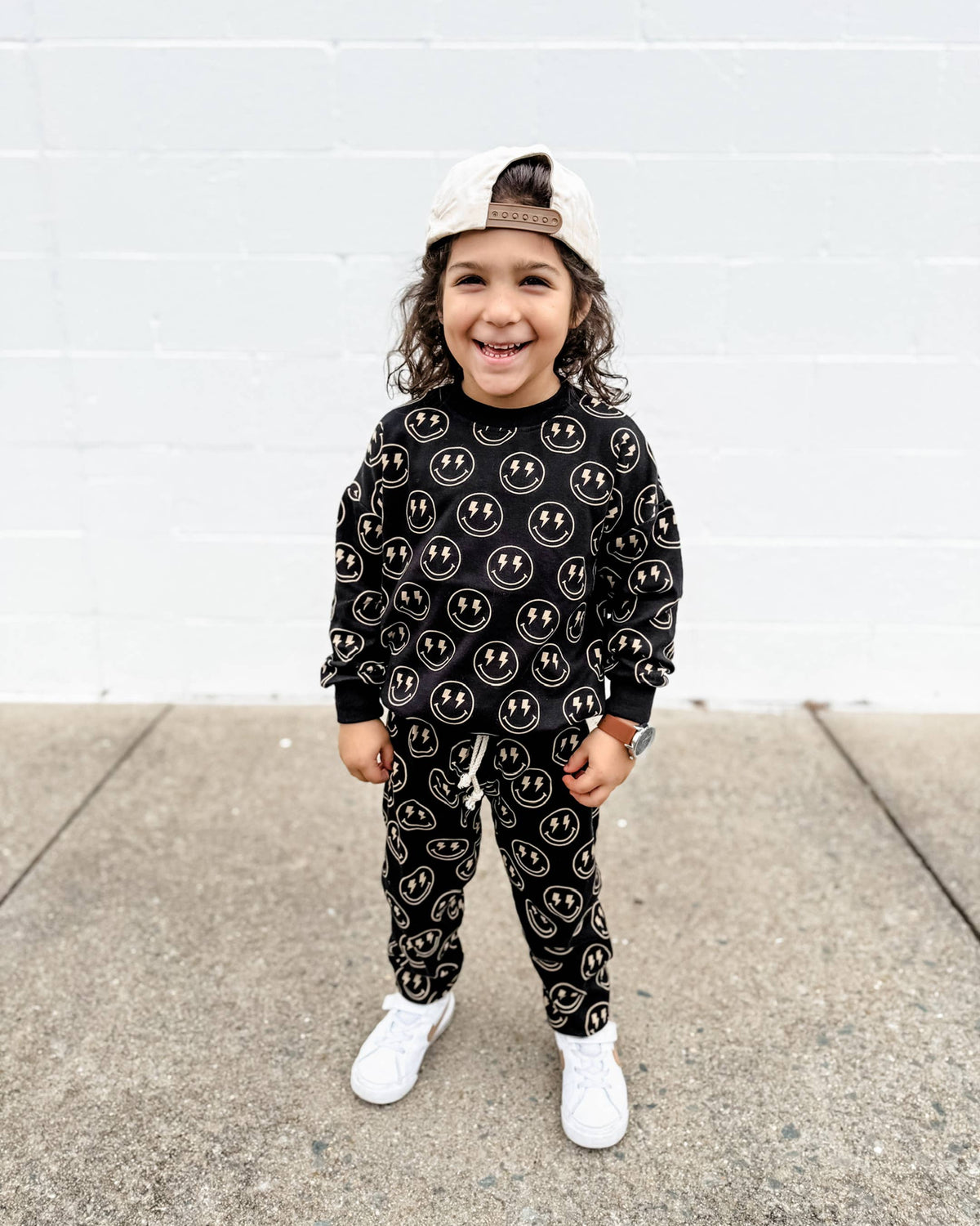 Electric Smiley Jogger Set