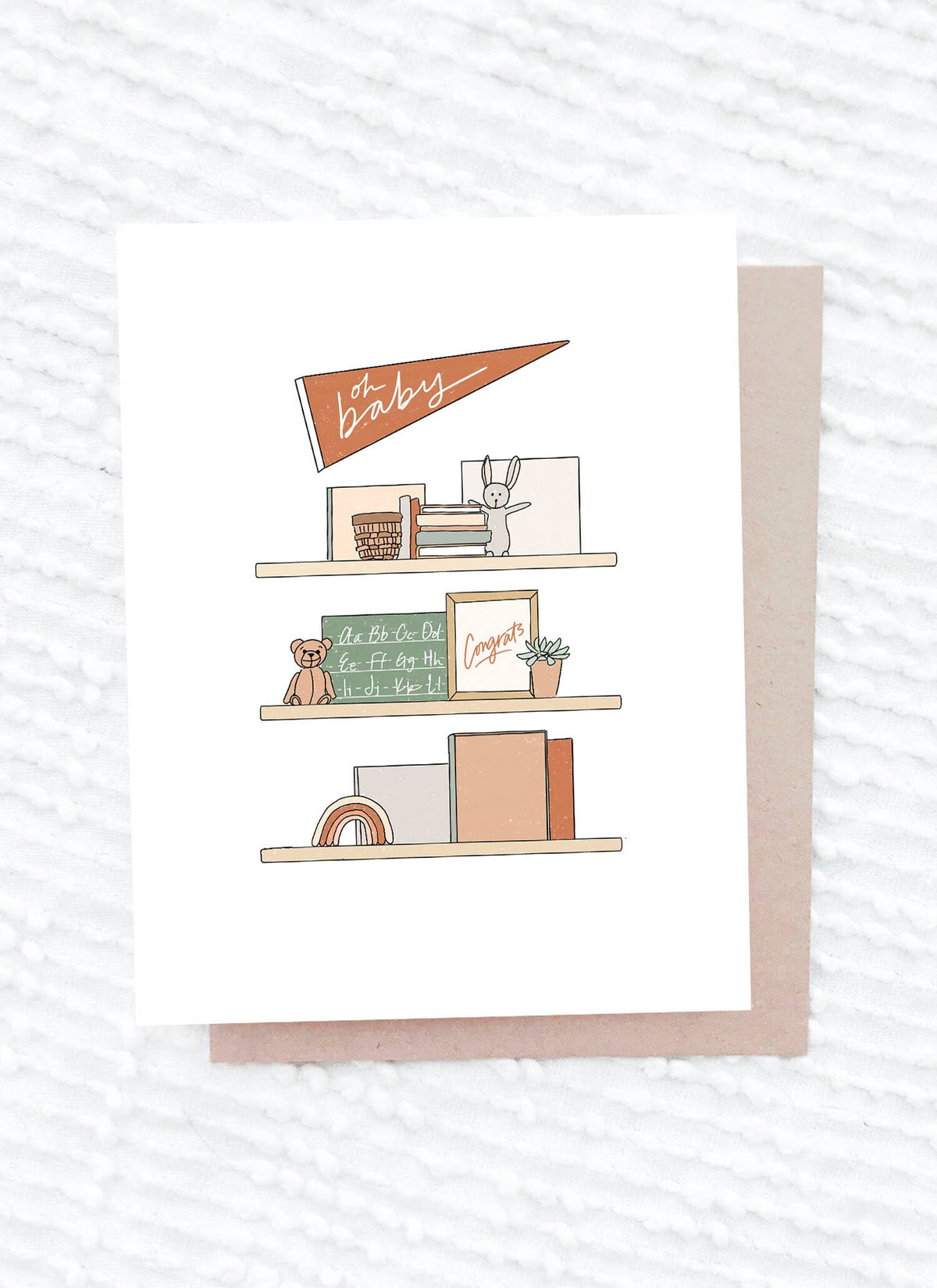 Oh Baby Pennant  Card