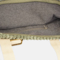 Olive Green Corduroy Backpack - Shoulder Bag (Musgo)