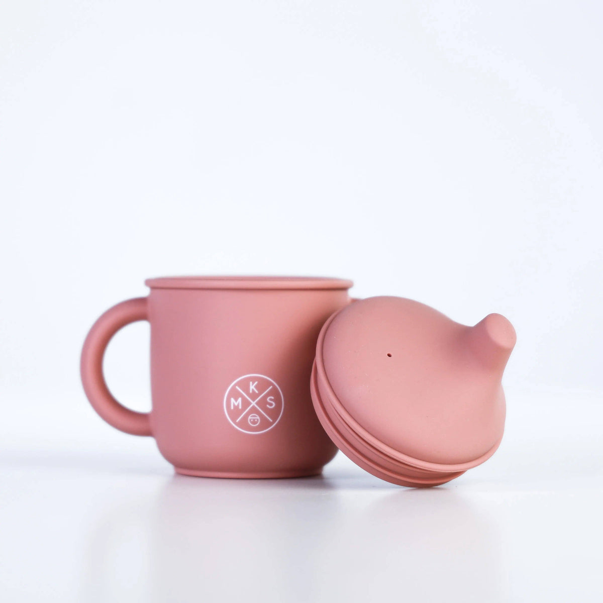 Silicone Sippy Cup with lid and handles