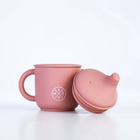 Silicone Sippy Cup with lid and handles
