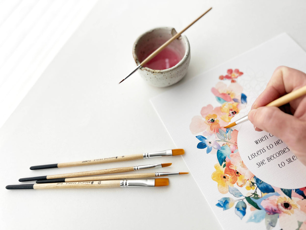 Paintbrush Set of 5 Brushes