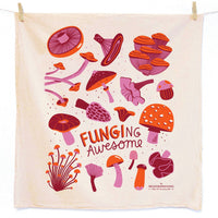 FIELD DAY (Mushrooms, Poppies) - Tea Towel Set of 2
