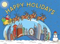 Chicago Bean Happy Holidays Christmas Card