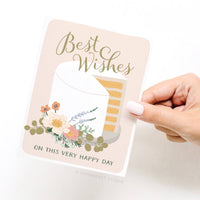Best Wishes Cake Wedding Card