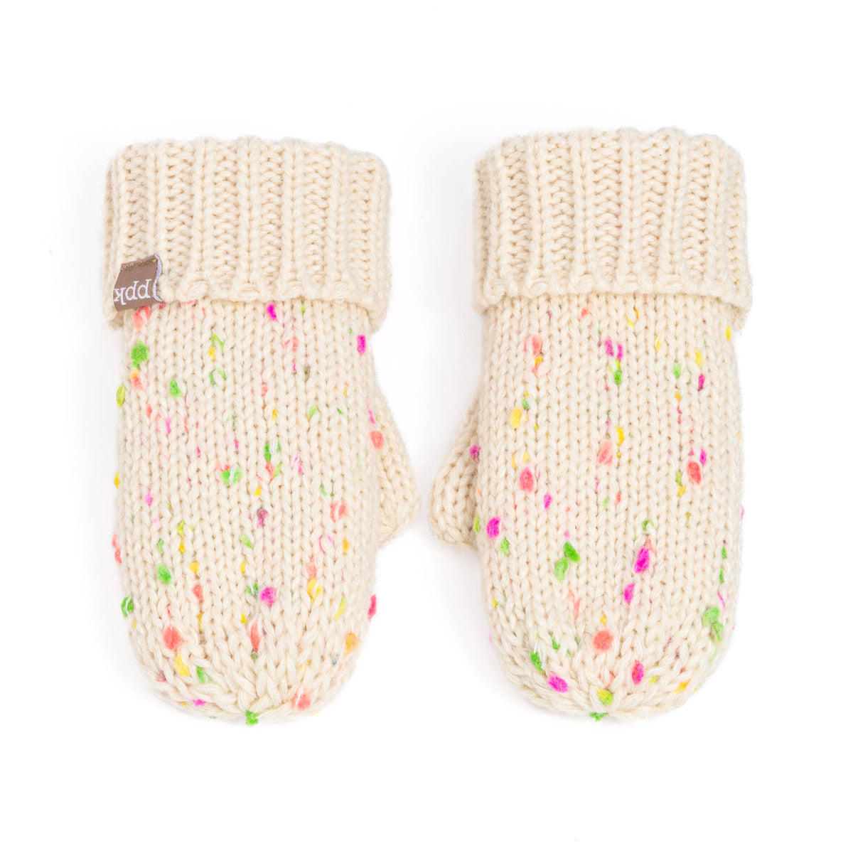 Speckled Knit Mittens