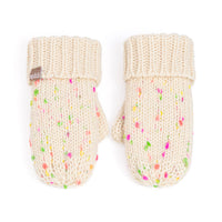 Speckled Knit Mittens