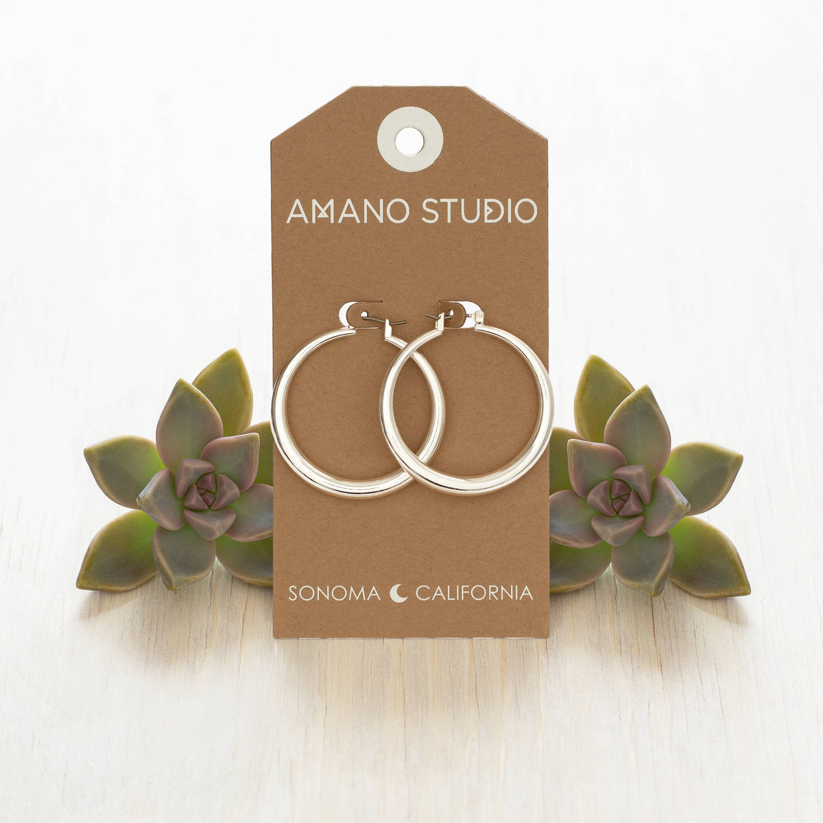 Large Maria Hoops
