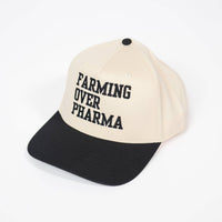 Farming over Pharma Embroidered Trucker Hat