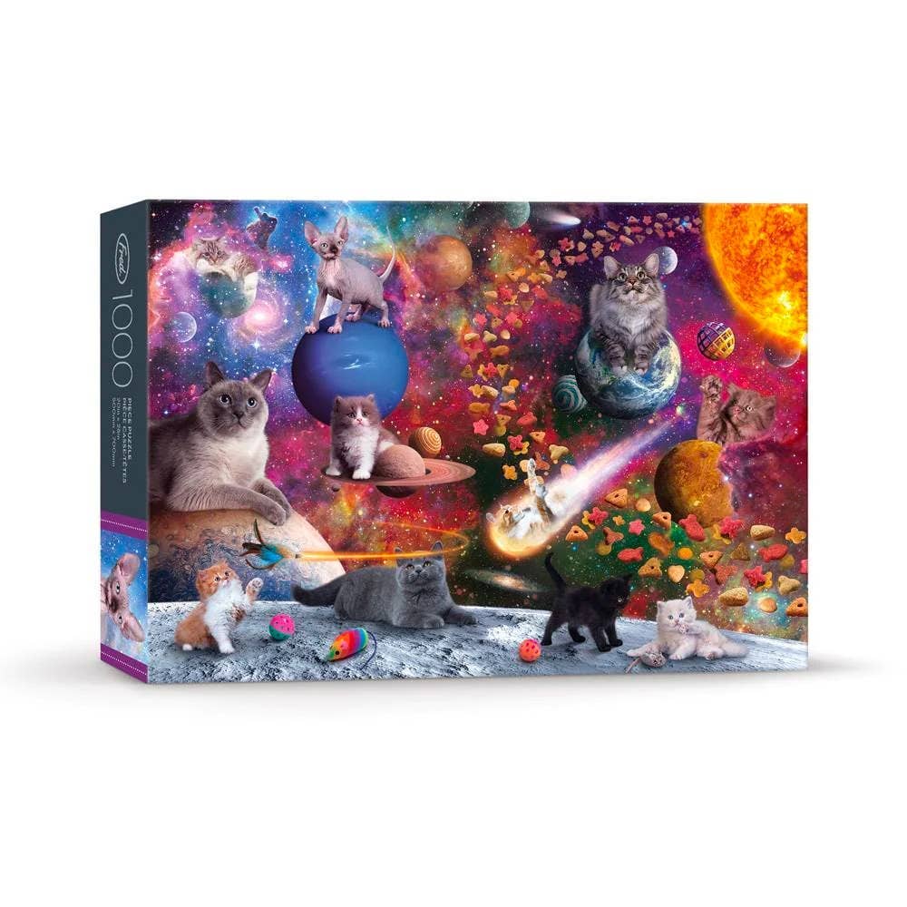 Norwood Galaxy Cats 1000 Piece Jigsaw Puzzle