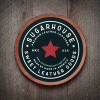 Chicago Stars Leather Coaster