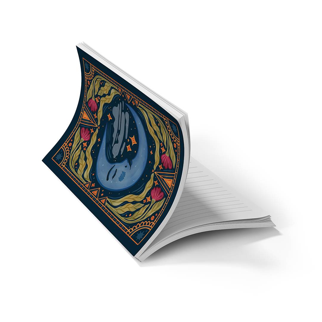 Moon Tarot  Soft Touch Classic Layflat Notebook LFC2580L