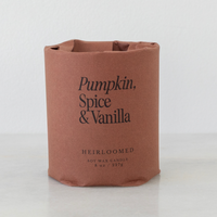 Heirloomed Candle - Pumpkin, Spice & Vanilla - Fall Candle