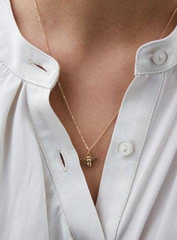 BEE CHARM NECKLACE