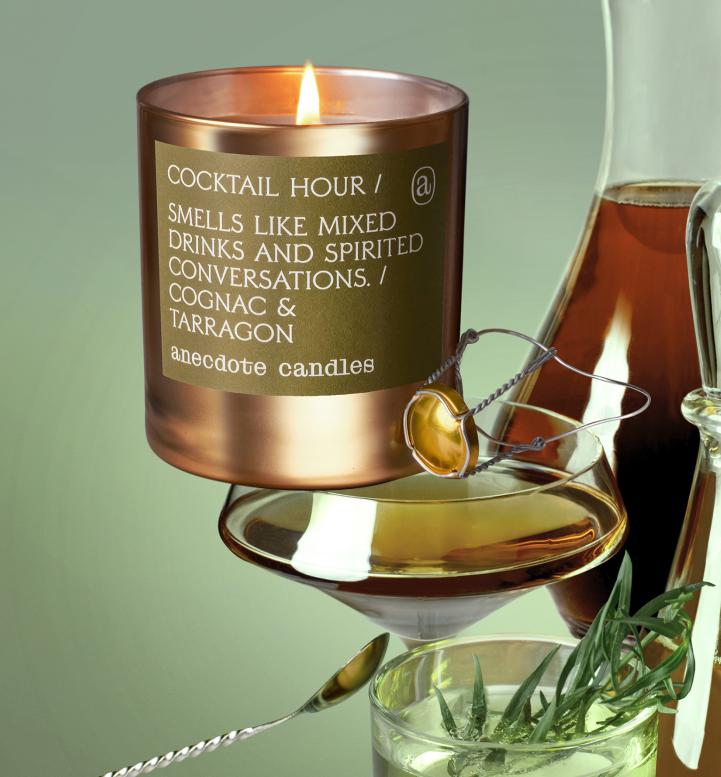 Cocktail Hour (Cognac & Tarragon)  Candle
