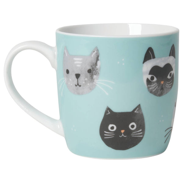 Cats Meow Blue Mug