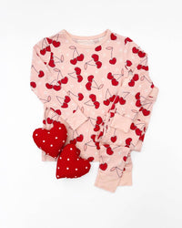 Cherry Heart Two Piece Set