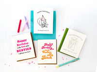 Roller Dog Birthday Card