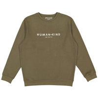 Human Kind Embroidered Crewneck