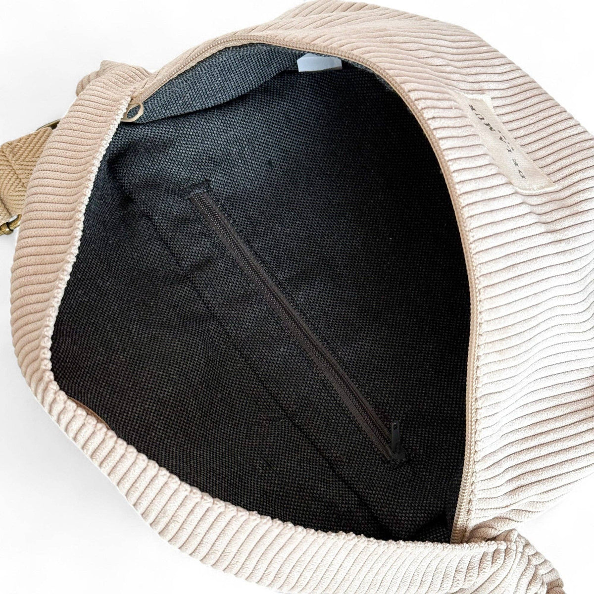 Taupe Corduroy Fanny Pack (Tofe)
