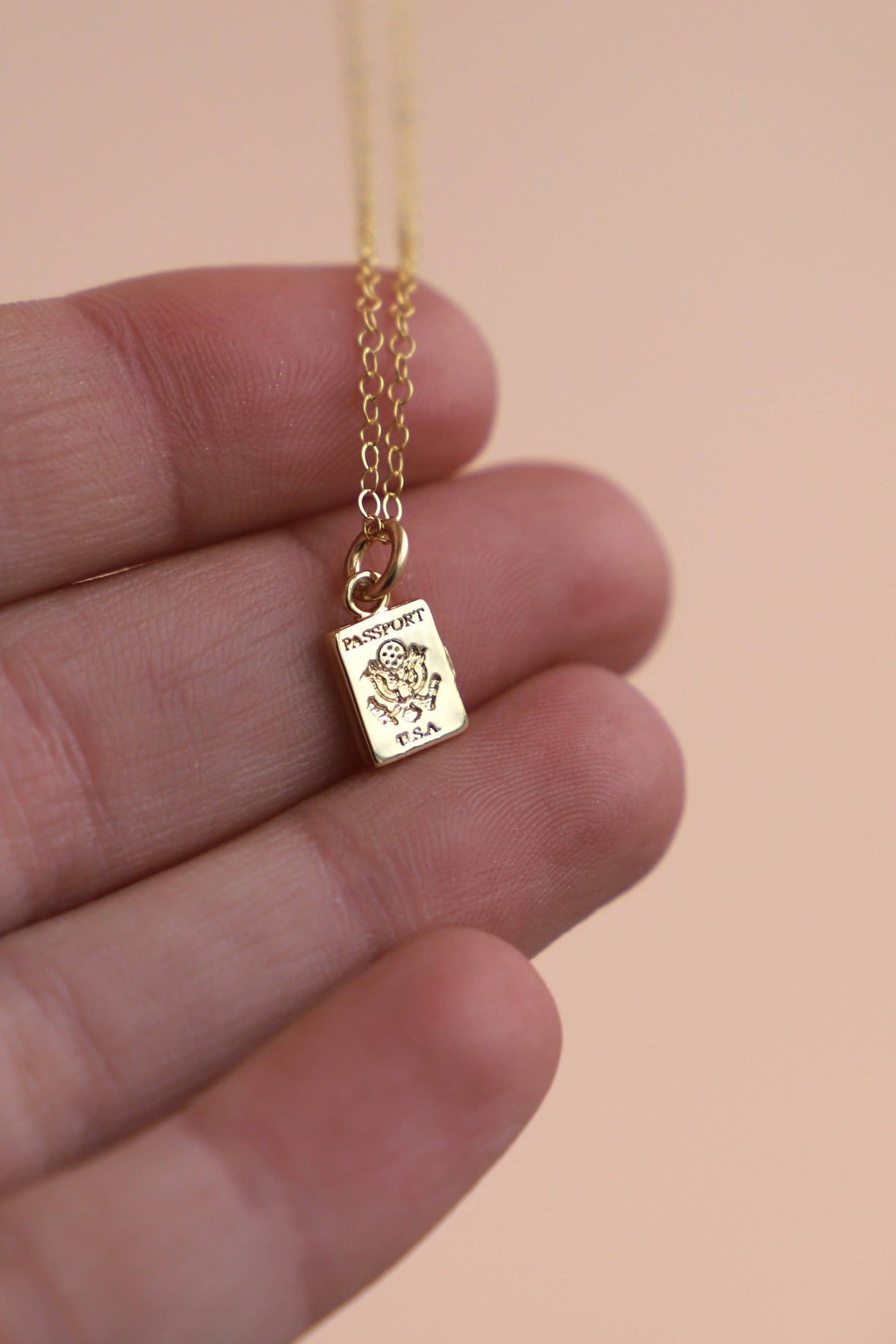 PASSPORT WELL TRAVELED NECKLACE