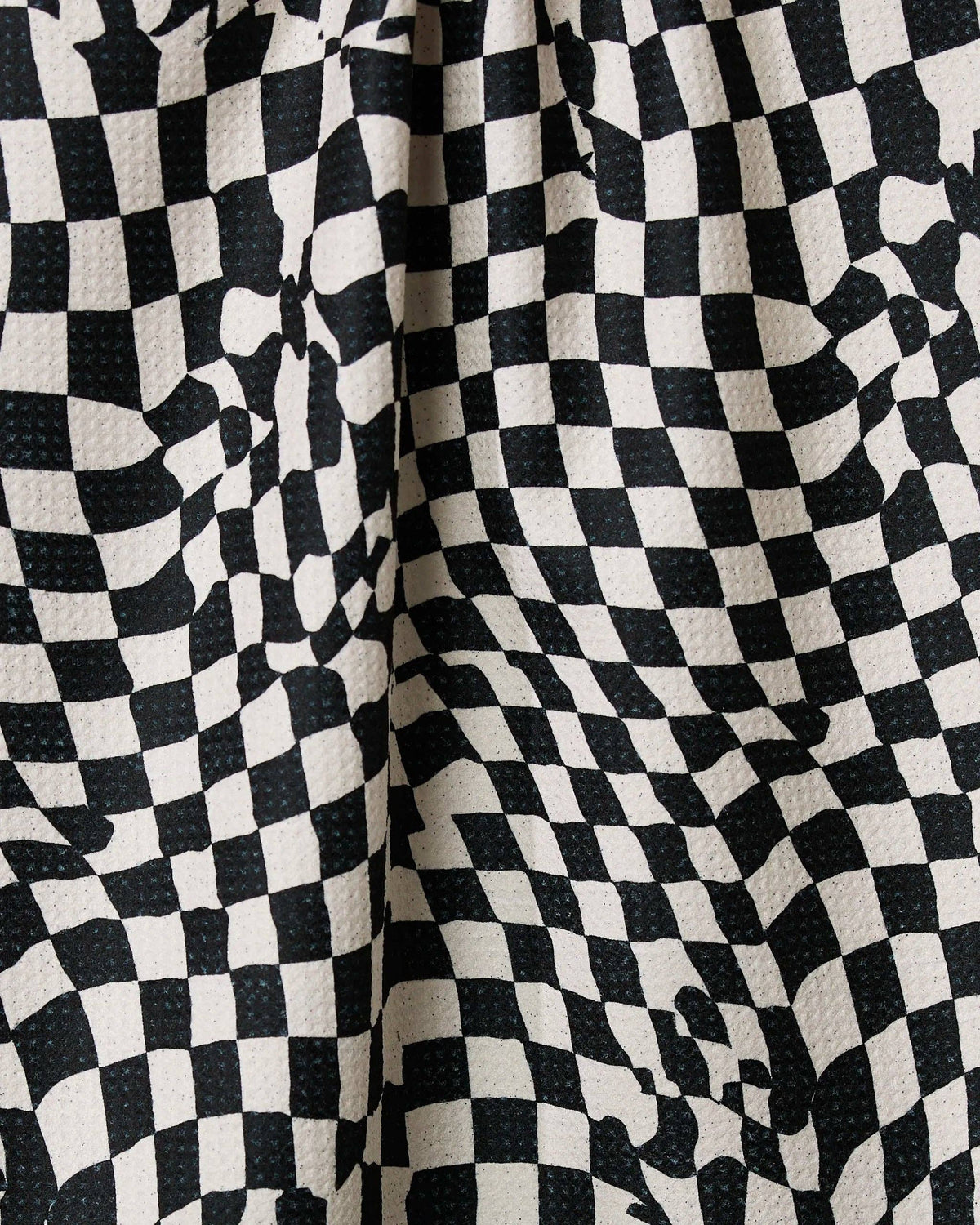 Glitchy Check Tea Towel