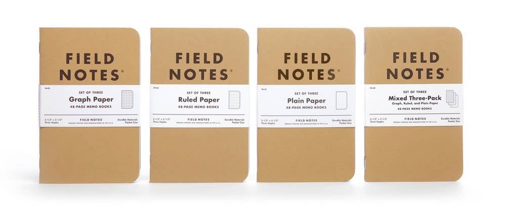 Original Kraft Notebooks -  3-Packs