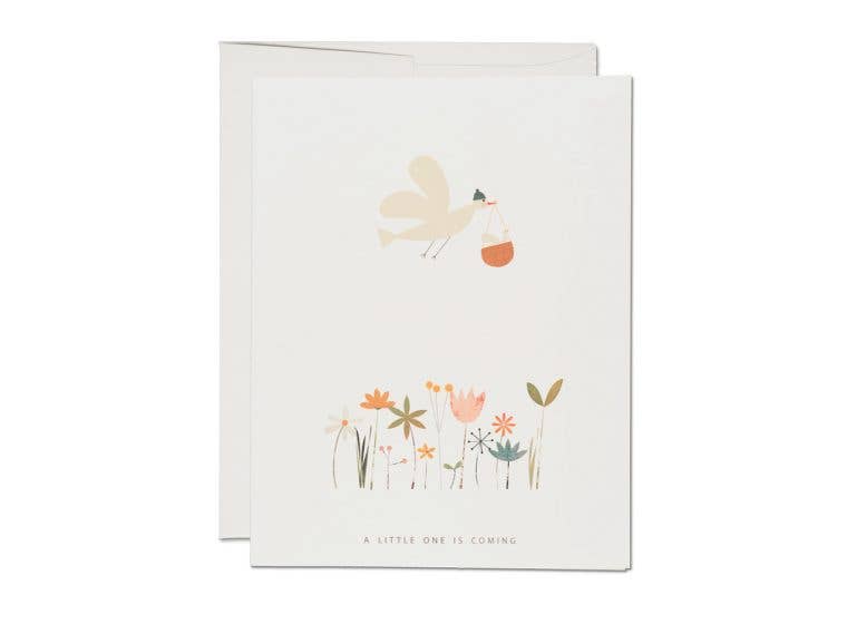 Stork Little One New Baby Card