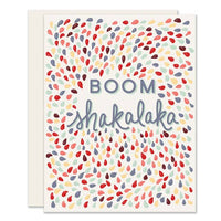 Boom Shakalaka Congratulated Card