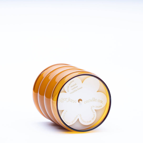 Free your mind • wiggle collection  • brown 9 oz soy candle