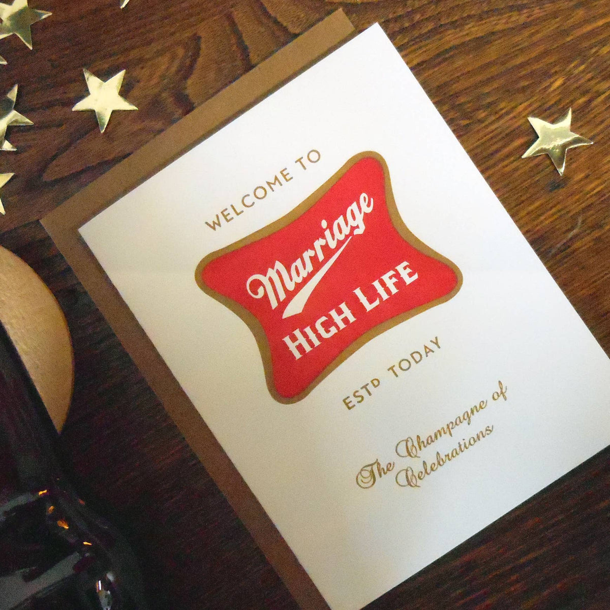 Marriage High Life Card