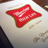 Marriage High Life Card