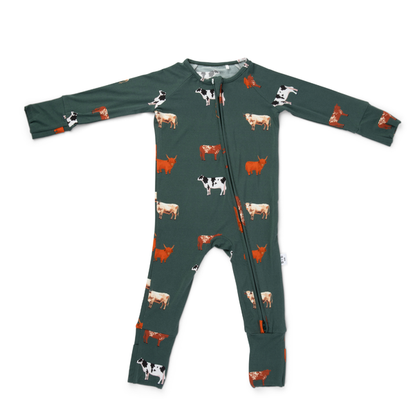 Bamboo 2-Way Convertible Zip Onesie Romper