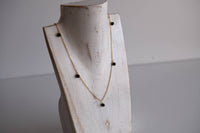 Whimsical Boho Gold Necklaces with Natural Stone Accents