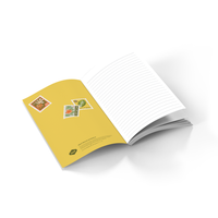 Garden Stamps  Soft Touch Classic Layflat Notebook LFC2213L