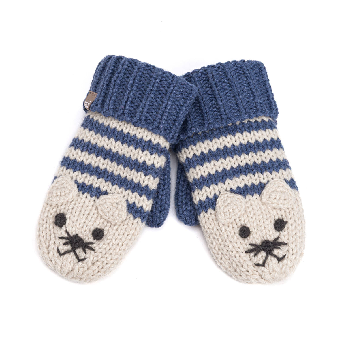 Blue Cat Mittens