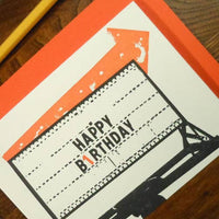 Vintage Birthday Sign Card