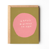 Happy Birthday Friend Birthday Card