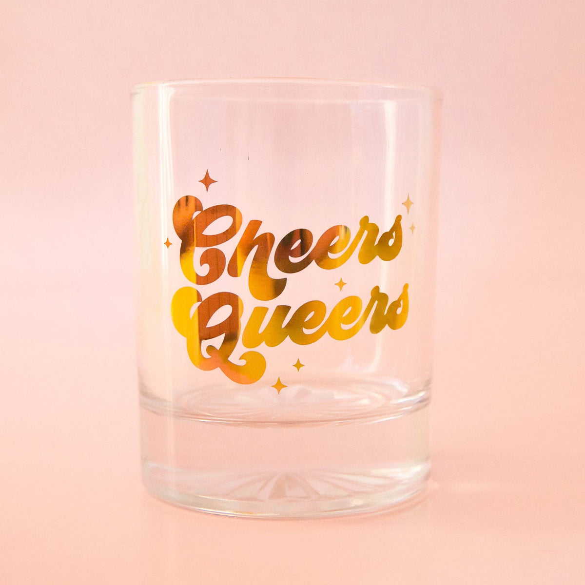Cheers Queers Tumbler | Gold | Pride