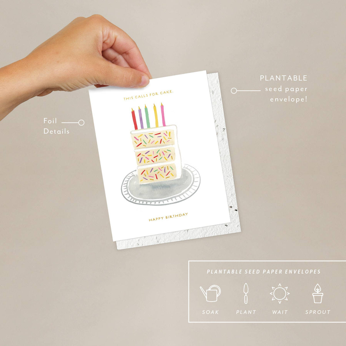 This Calls for Cake Birthday Card