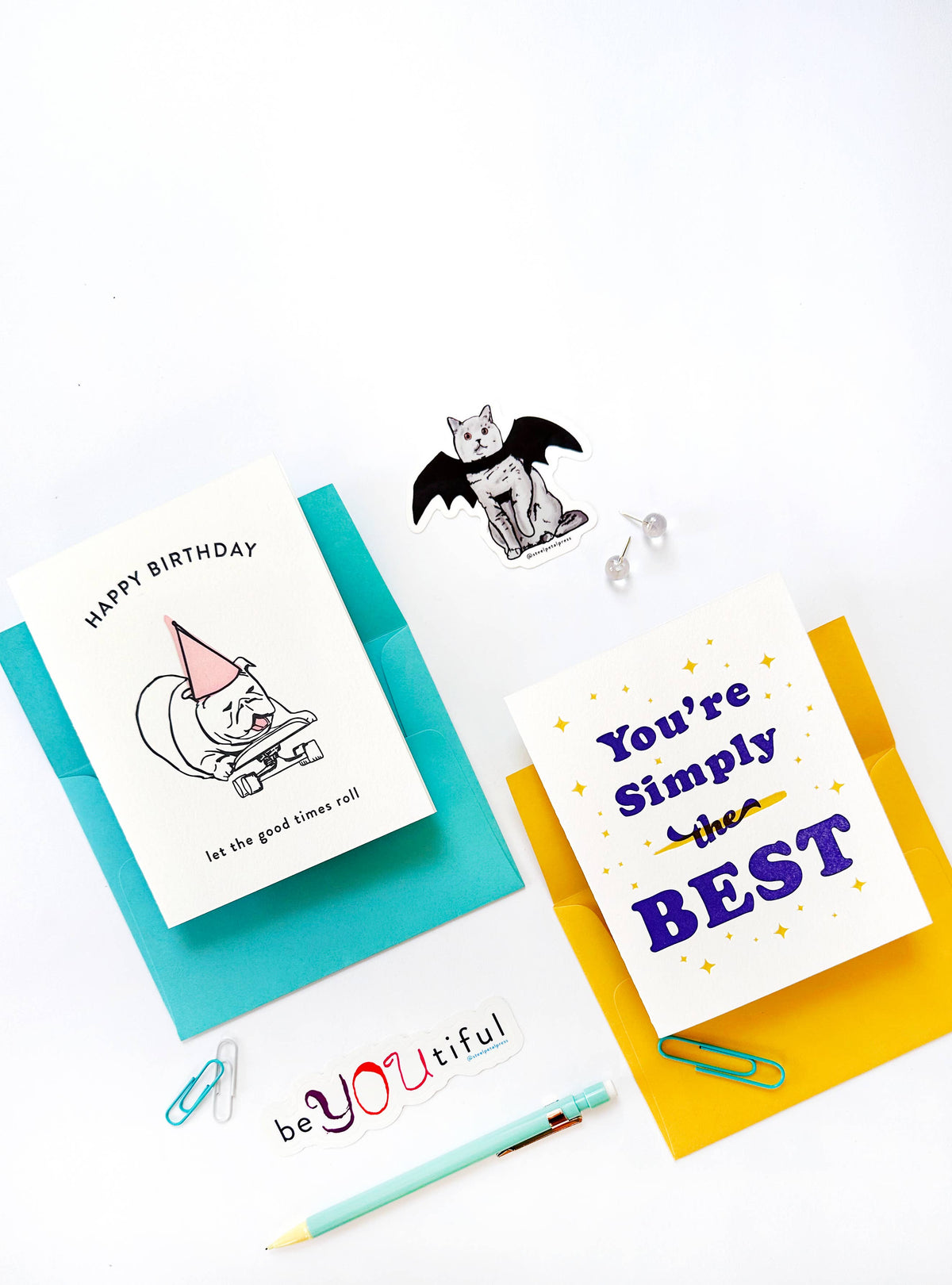 Roller Dog Birthday Card